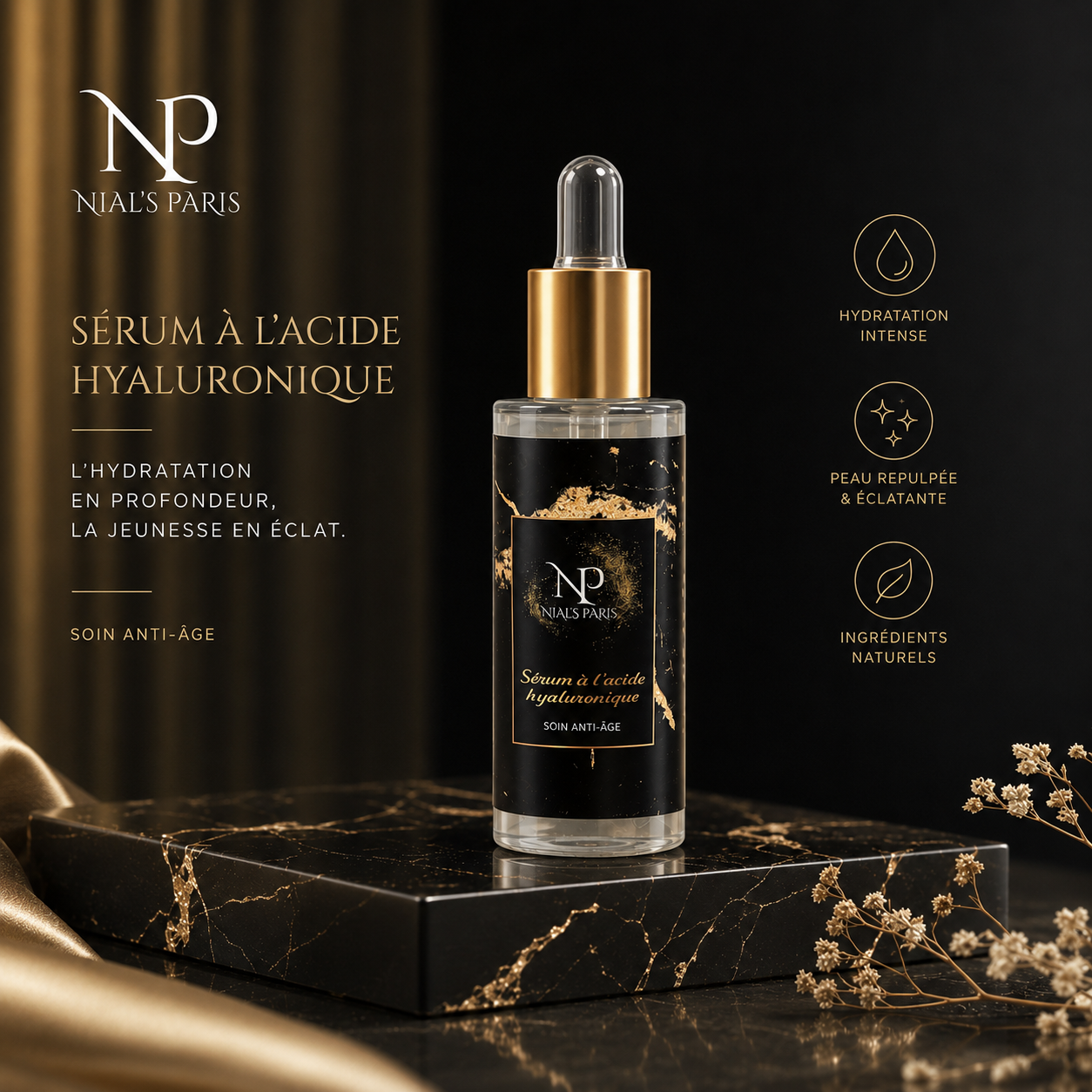Sérum à l'acide hyaluronique 30ml – Image 2