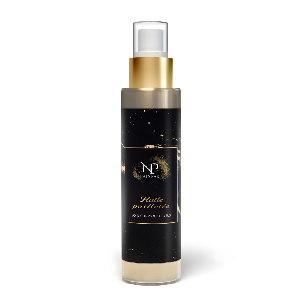 Huile Pailletée Corps & Cheveux 100 ml | Soin éclat naturel